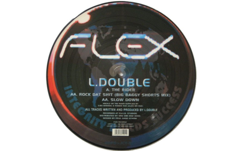 L.Double ‎– The Rider / Rock Dat Shit / Slow Down 12' Picture Disc Vinyl